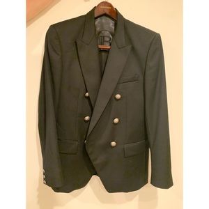 NWOT Balmain Double Breasted Wool Blazer